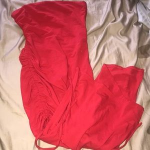 RED STRAPLESS DRESS ❤️‼️